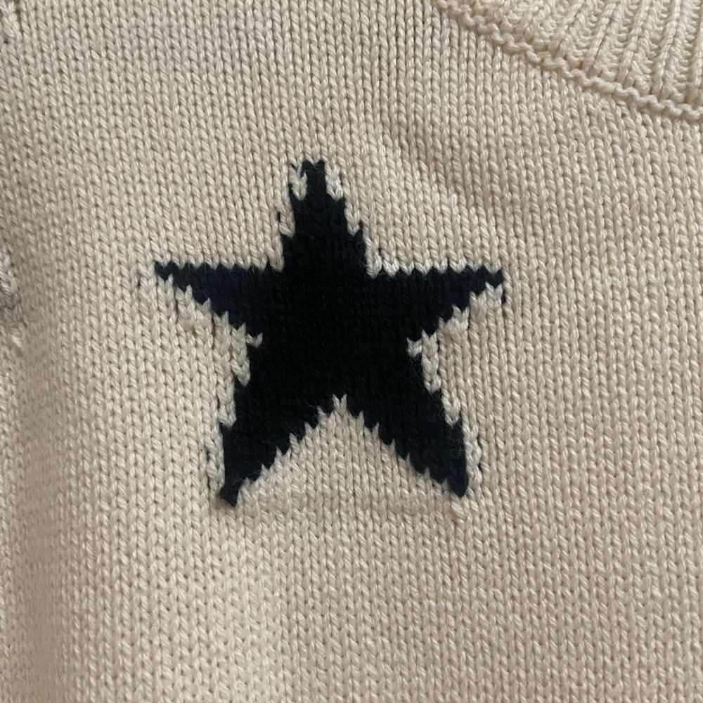 Rails Cream Star Pattern Sweater - Picture 9 of 14